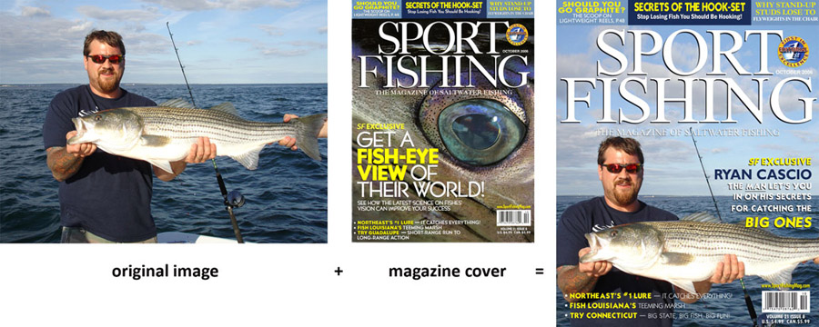 fishing magazine cover